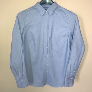Light blue button up